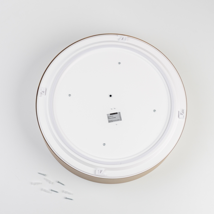 Brilagi - Plafondlamp voor badkamer POOL 4xE27/15W/230V Ø 50 cm IP54 beige
