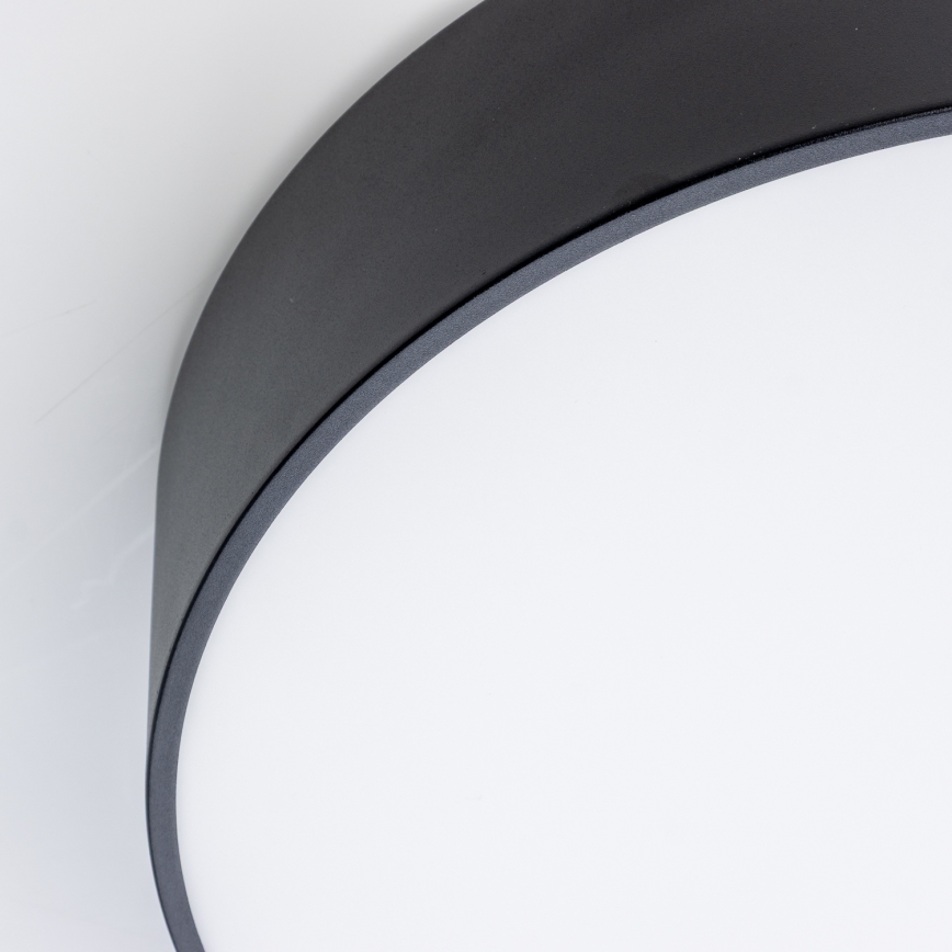 Brilagi - Plafondlamp voor badkamer POOL 4xE27/15W/230V Ø 50 cm IP54 zwart