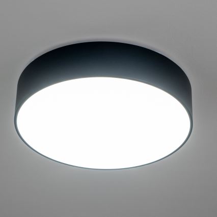 Brilagi - Plafondlamp voor badkamer POOL 4xE27/15W/230V Ø 50 cm IP54 zwart