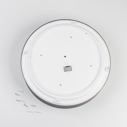 Brilagi - Plafondlamp voor badkamer POOL 4xE27/15W/230V Ø 50 cm IP54 zwart