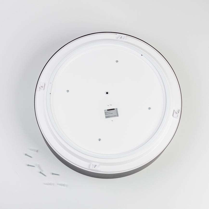 Brilagi - Plafondlamp voor badkamer POOL 4xE27/15W/230V Ø 50 cm IP54 zwart