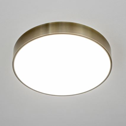 Brilagi - LED plafondlamp voor badkamer POOL LED/36W/230V 3000/4000/5500K Ø 40 cm IP54 messing