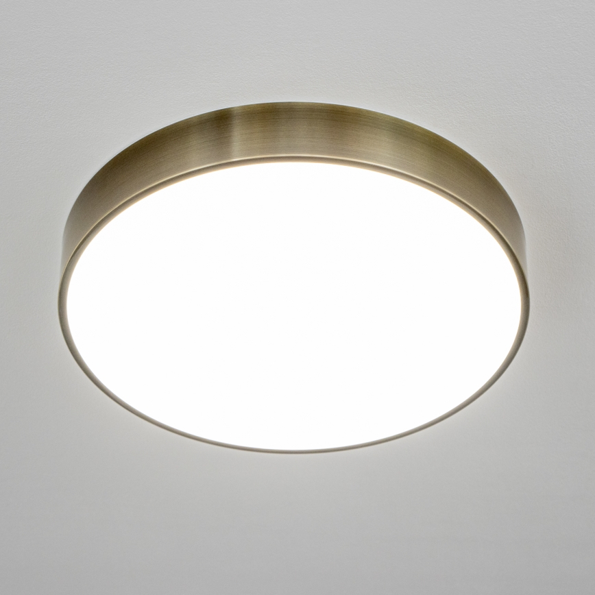 Brilagi - LED plafondlamp voor badkamer POOL LED/36W/230V 3000/4000/5500K Ø 40 cm IP54 messing
