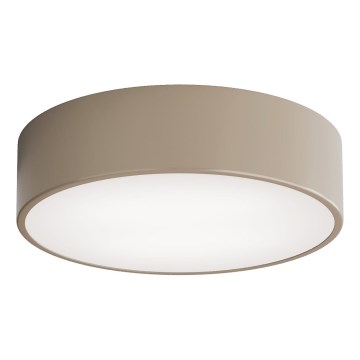 Brilagi - Plafondlamp voor buiten met sensor CLARE 2xE27/48W/230V diameter 30 cm IP54 beige