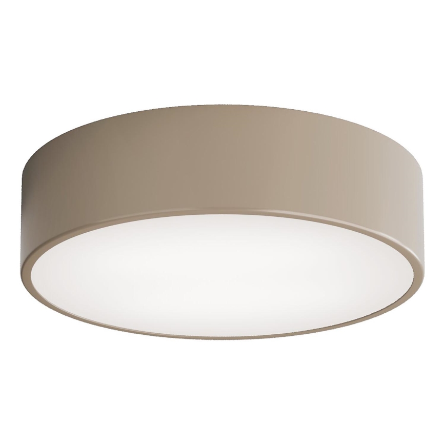 Brilagi - Plafondlamp voor buiten met sensor CLARE 2xE27/48W/230V diameter 30 cm IP54 beige