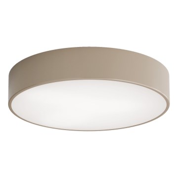 Brilagi - Plafondlamp voor buiten met sensor CLARE 3xE27/72W/230V diameter 40 cm IP54 beige