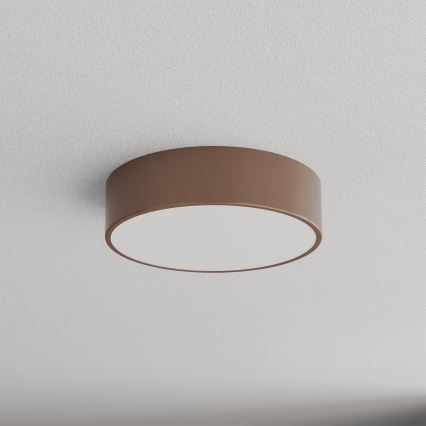 Brilagi - Plafondlamp voor de badkamer CLARE 2xE27/24W/230V, Ø 30 cm, IP54, bruin