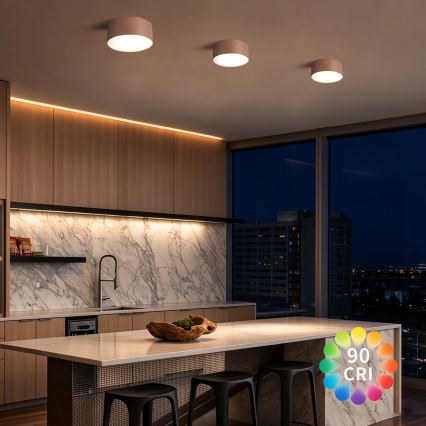 BRILAGI - Plafondlamp voor badkamer FORIS LED/20W/230V Ø 15 cm brons IP44 CRI 90