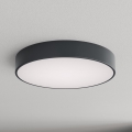Brilagi - Plafondlamp voor de badkamer met bewegings- en schemeringssensor CLARE 4xE27/24W/230V Ø 50 cm antraciet IP54