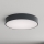 Brilagi - Plafondlamp voor de badkamer met bewegings- en schemeringssensor CLARE 4xE27/24W/230V Ø 50 cm antraciet IP54