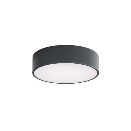 Brilagi - Plafondlamp voor badkamer met bewegings- en schemersensor CLARE 2xE27/24W/230V Ø 30 cm antraciet IP54