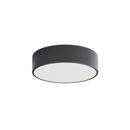 Brilagi - Plafondlamp voor badkamer met bewegings- en schemersensor CLARE 2xE27/24W/230V Ø 30 cm antraciet IP54