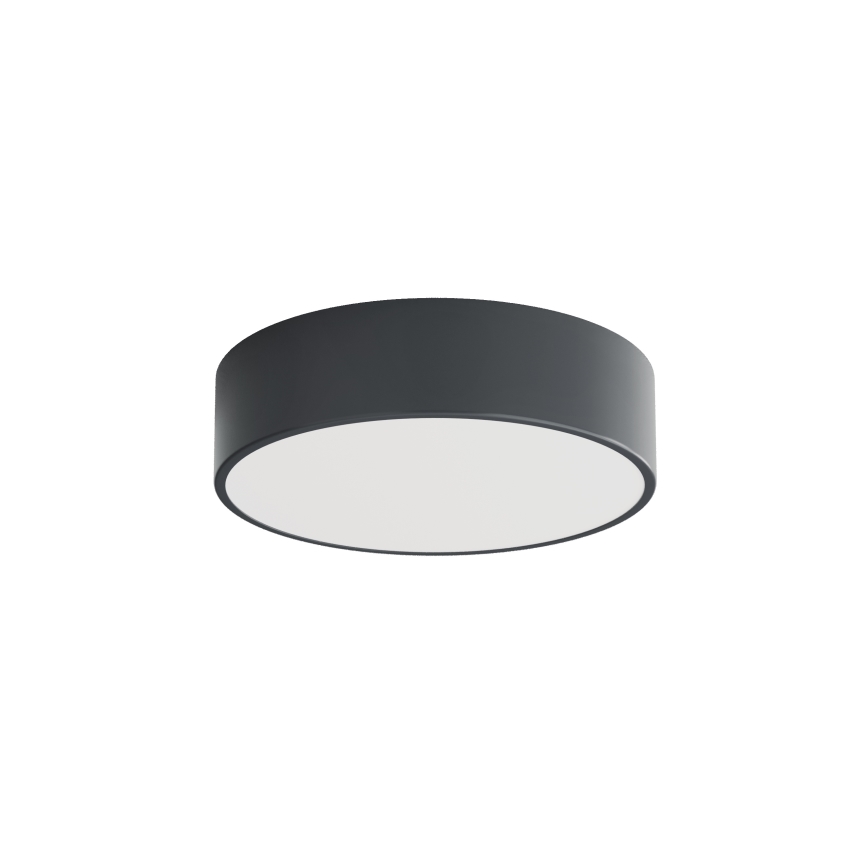 Brilagi - Plafondlamp voor badkamer met bewegings- en schemersensor CLARE 2xE27/24W/230V Ø 30 cm antraciet IP54
