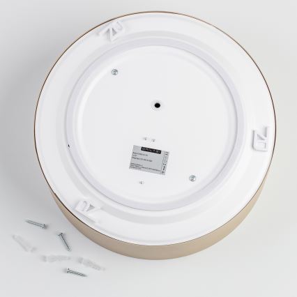 Brilagi - Plafondlamp voor de badkamer POOL 2xE27/15W/230V Ø 30 cm IP54 beige