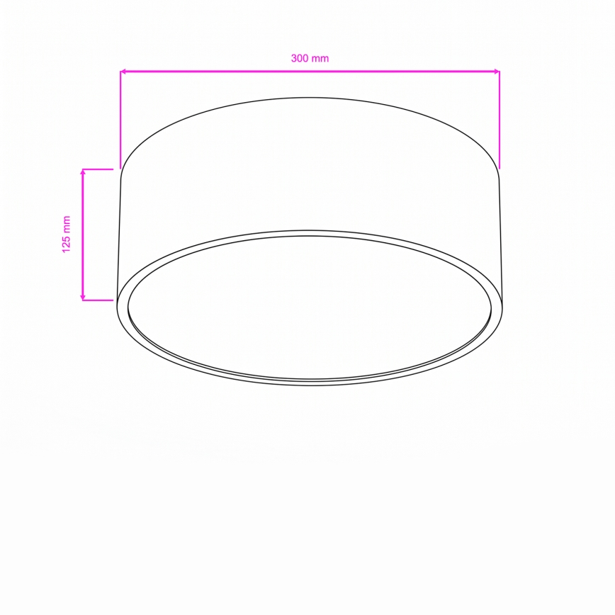 Brilagi - Plafondlamp voor de badkamer POOL 2xE27/15W/230V Ø 30 cm IP54 beige