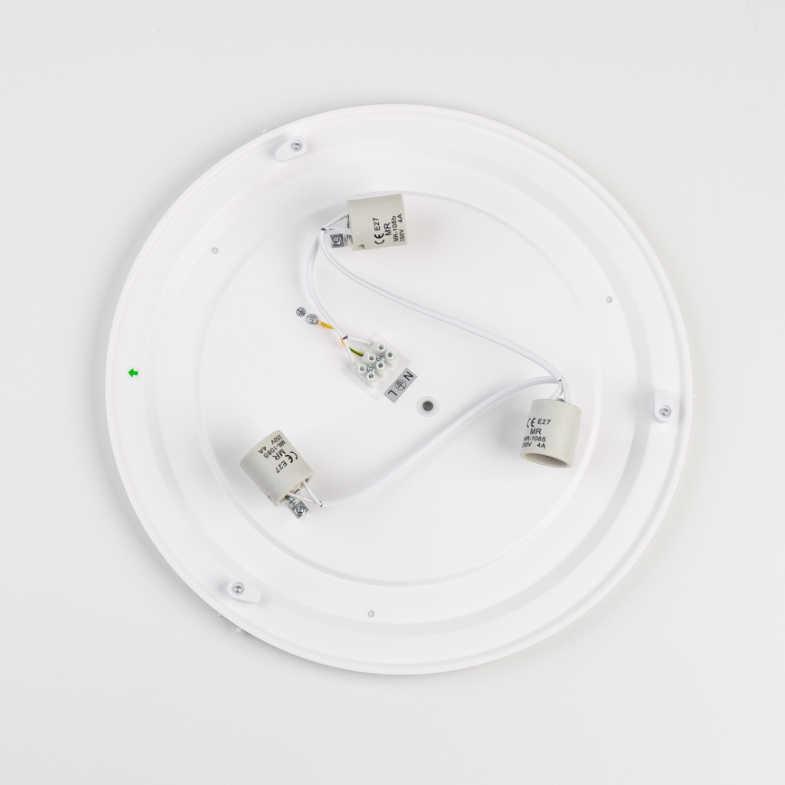 Brilagi - Plafondlamp voor de badkamer POOL 3xE27/15W/230V Ø 40 cm IP54 zwart
