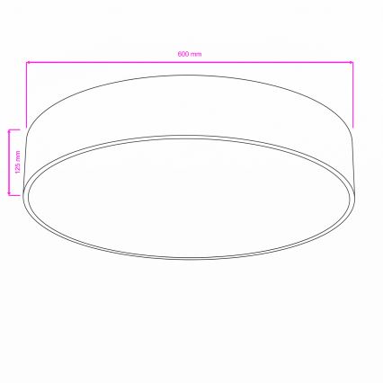 Brilagi - Plafondlamp voor de badkamer POOL 5xE27/15W/230V pr. 60 cm IP54 beige