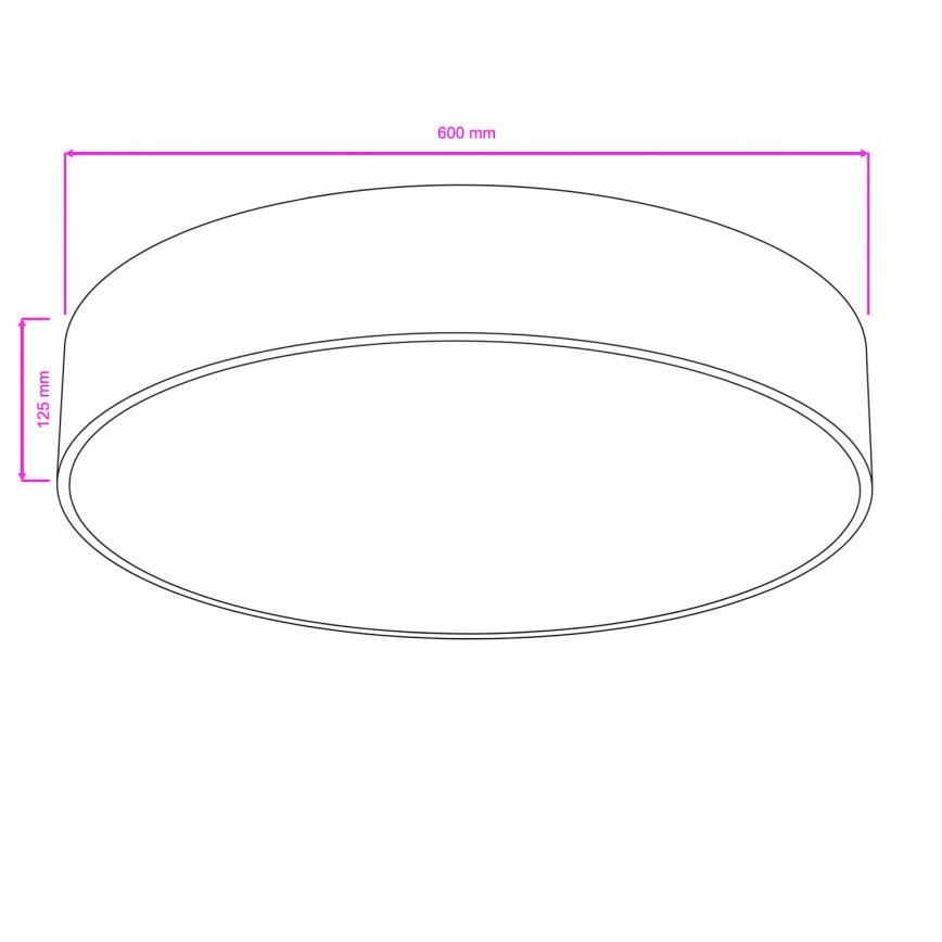 Brilagi - Plafondlamp voor de badkamer POOL 5xE27/15W/230V pr. 60 cm IP54 beige