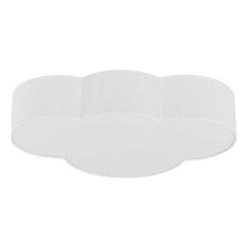 Brilagi - Plafondlamp voor kinderen NIMBUS 4xE27/15W/230V 46x63 cm wit