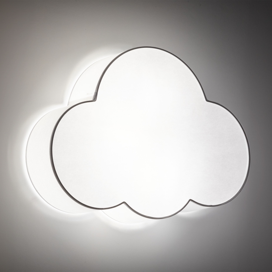 Brilagi - Plafondlamp voor kinderen NIMBUS 4xE27/15W/230V 46x63 cm wit