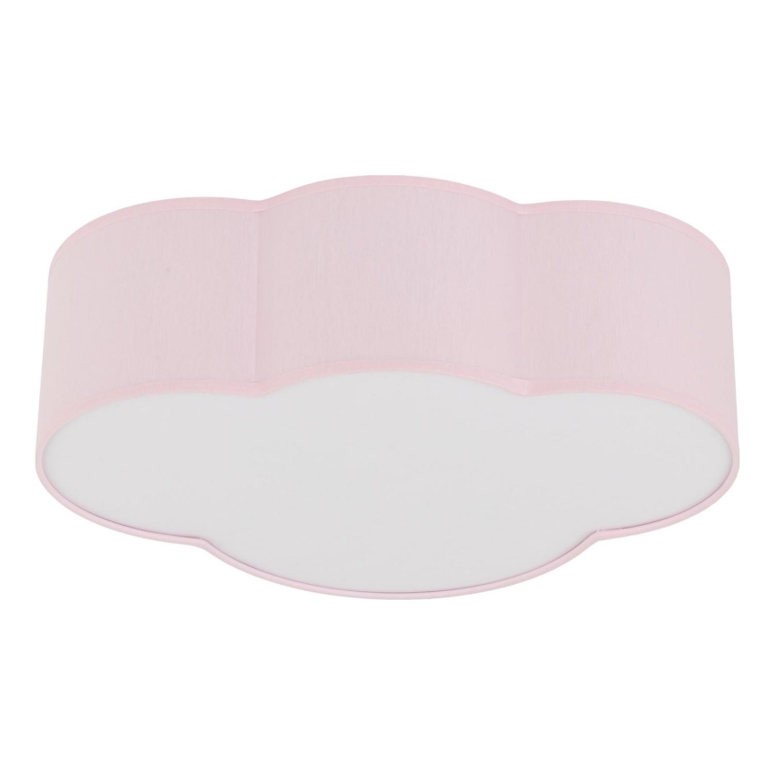 Brilagi - Plafondlamp voor kinderen NIMBUS MINI 2xE27/15W/230V 31x43 cm roze