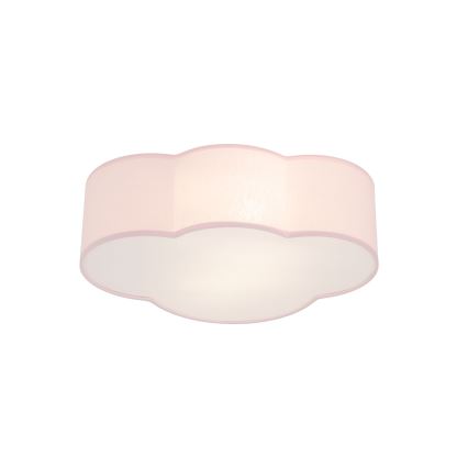 Brilagi - Plafondlamp voor kinderen NIMBUS MINI 2xE27/15W/230V 31x43 cm roze