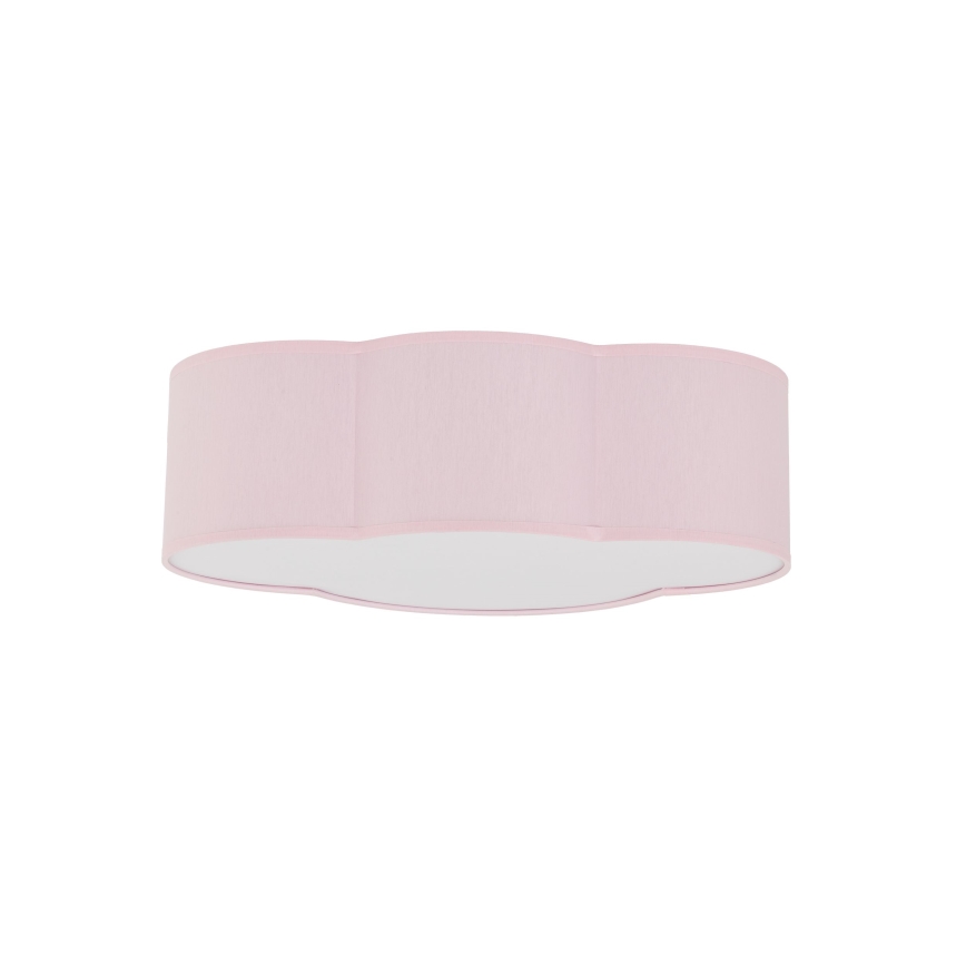 Brilagi - Plafondlamp voor kinderen NIMBUS MINI 2xE27/15W/230V 31x43 cm roze