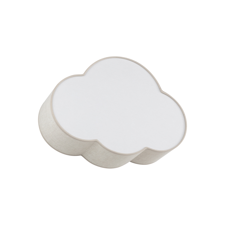 Brilagi - Plafondlamp voor kinderen NIMBUS MINI LINEN 2xE27/15W/230V 31x43 cm beige