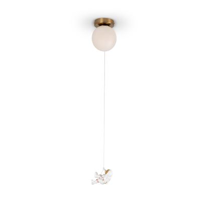 Brilagi - Plafondlamp voor kinderkamer ASTRO 1xE14/15W/230V wit