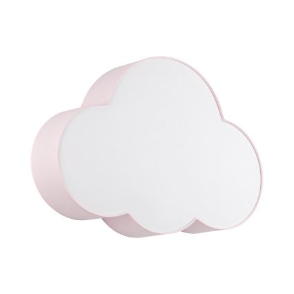 Brilagi - Plafondlamp voor kinderkamer NIMBUS 4xE27/15W/230V 46x63 cm roze