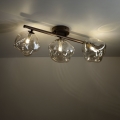 Brilagi - Plafondlamp VULCANO opbouw 3xG9/8W/230V brons/rookbeige