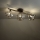 Brilagi - Plafondlamp VULCANO opbouw 3xG9/8W/230V brons/rookbeige
