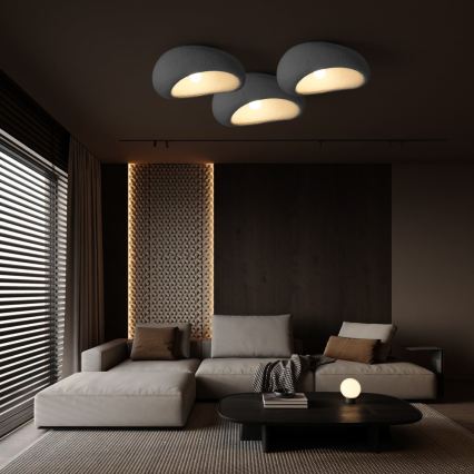 BRILAGI - Plafondlamp WABI SABI 1xE27/60W/230V Ø 40 cm grijs