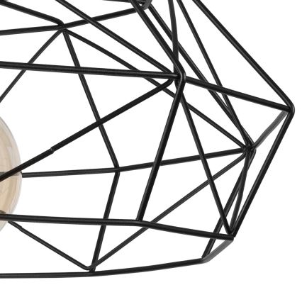 Brilagi - Plafondlamp WOODY BASKET 1xE27/60W/230V Ø 40 cm, eiken/walnoot