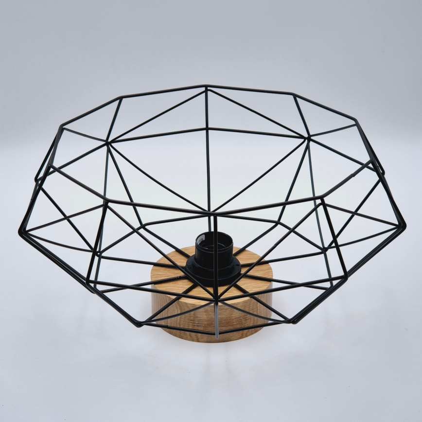 Brilagi - Plafondlamp WOODY BASKET 1xE27/60W/230V eiken walnoot