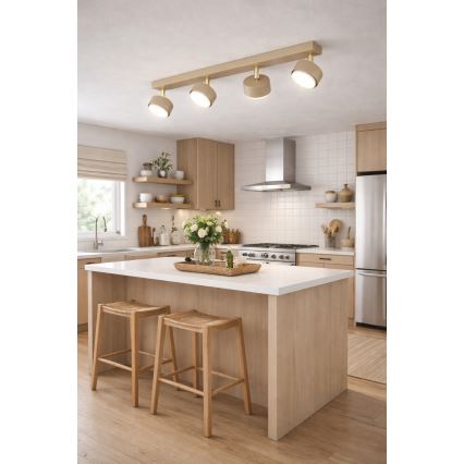 Brilagi - Plafondspot 4xGX53/12W/230V beige