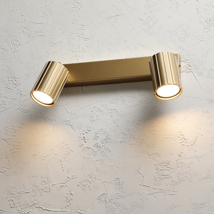 Brilagi - Plafondspot CRISPINA 2xGU10/10W/230V goudkleurig