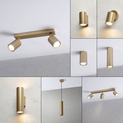 Brilagi - Plafondspot CRISPINA 2xGU10/10W/230V goudkleurig