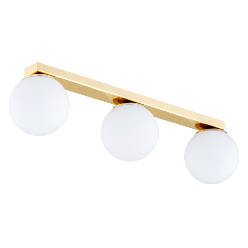 Brilagi - Plafondspot MILO 3xE27/60W/230V goud