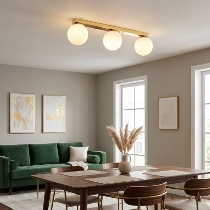 Brilagi - Plafondspot MILO 3xE27/60W/230V goud