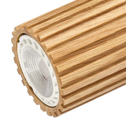 Brilagi - Plafondspot MODERN WOOD 3xGU10/8W/230V hout/wit