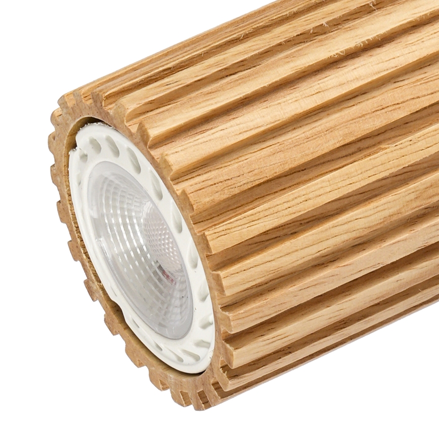Brilagi - Plafondspot MODERN WOOD 4xGU10/8W/230V hout/wit