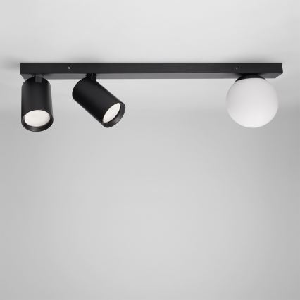 Brilagi - Plafondspot SELE BALL 2xGU10/30W/230V + 1xG9/10W zwart