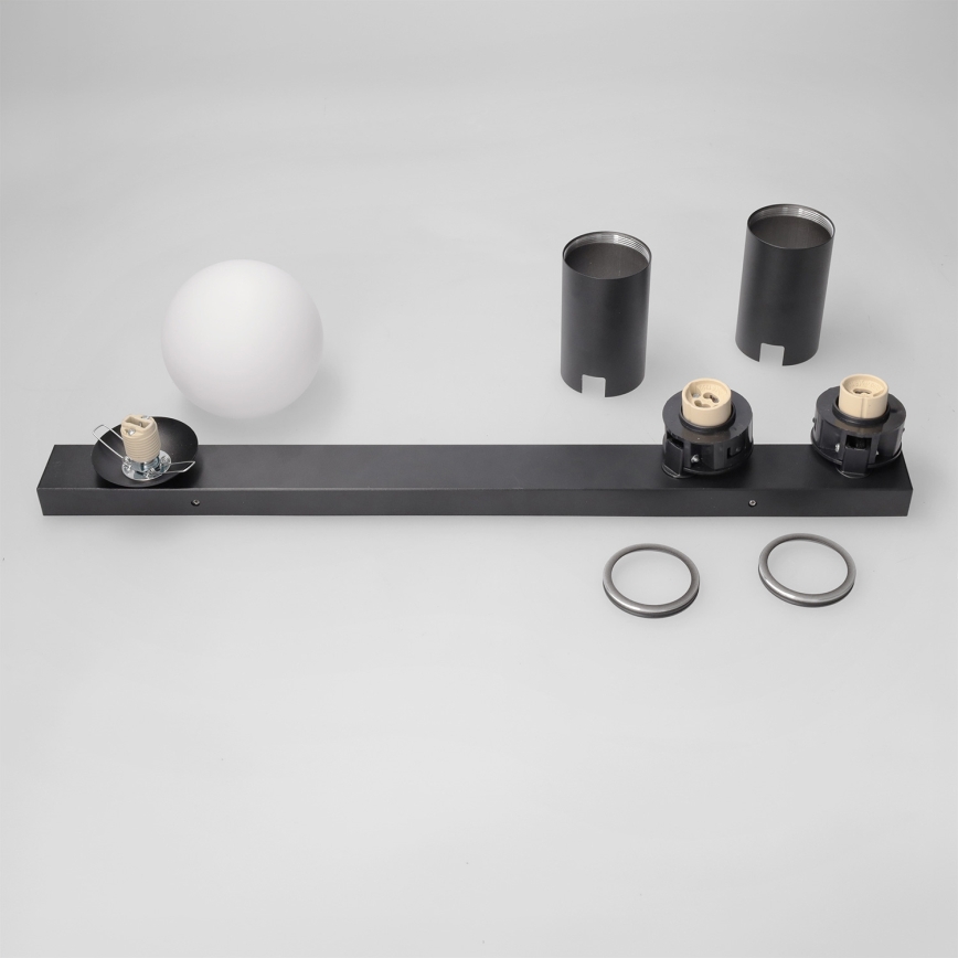 Brilagi - Plafondspot SELE BALL 2xGU10/30W/230V + 1xG9/10W zwart