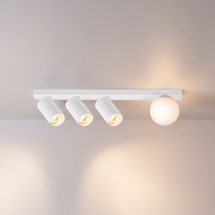 Brilagi - Plafondspot SELE BALL 3xGU10/30W/230V + 1xG9/10W wit