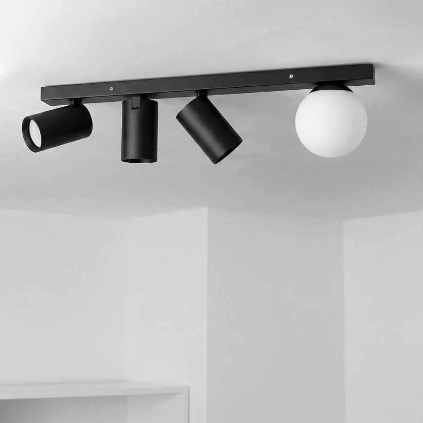 Brilagi - Plafondspot SELE BALL 3xGU10/30W/230V + 1xG9/10W zwart