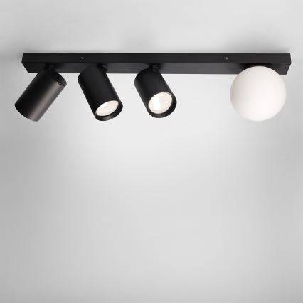 Brilagi - Plafondspot SELE BALL 3xGU10/30W/230V + 1xG9/10W zwart