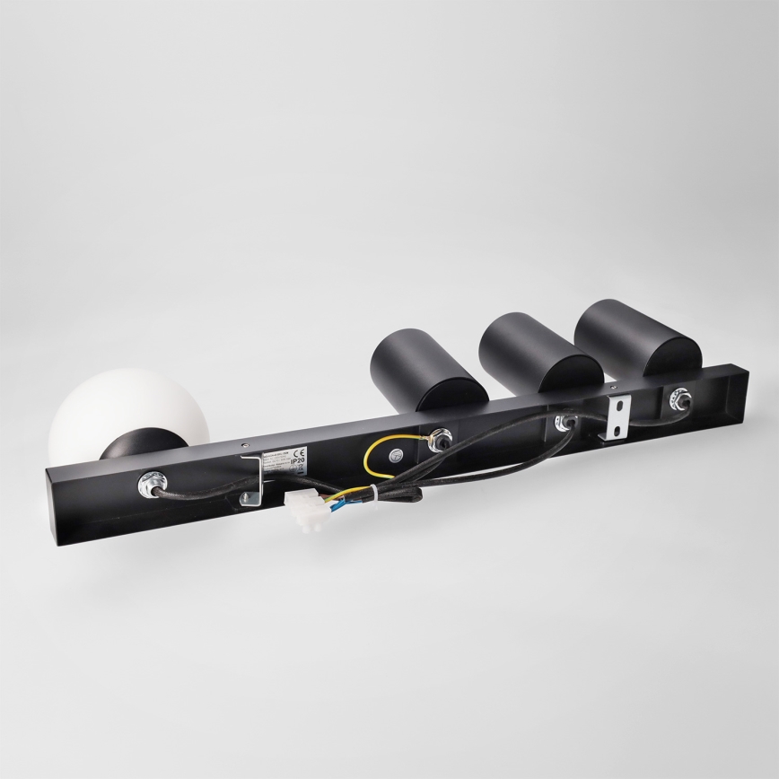 Brilagi - Plafondspot SELE BALL 3xGU10/30W/230V + 1xG9/10W zwart