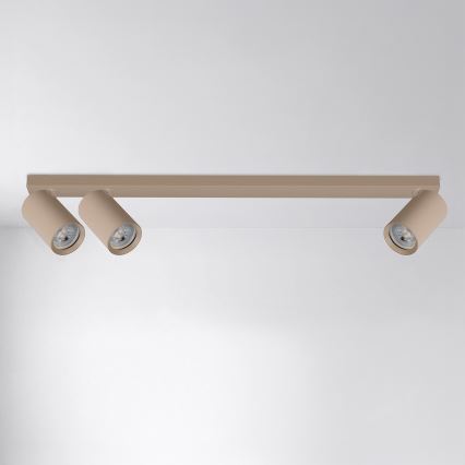 Brilagi - Plafondspot SELE LONG 3xGU10/30W/230V beige