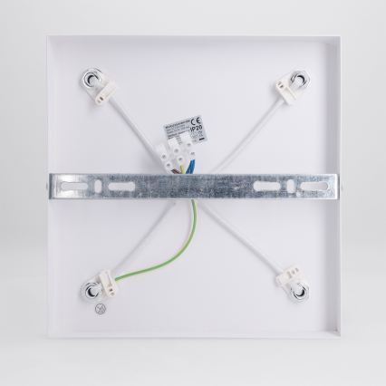 BRILAGI - Plafondspot SELE SQUARE 4xGU10/30W/230V wit/eiken decor